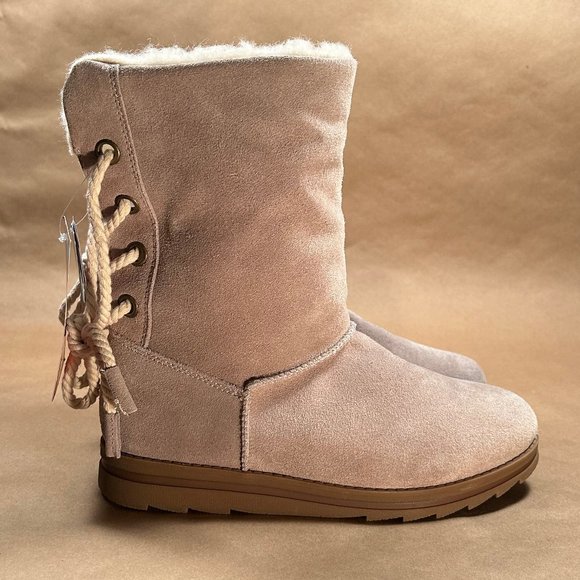 Muk Luks Shoes Muk Luks Ziggy Genuine Suedewool Rodeo Boots New